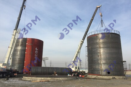 РВС-1000 м3 для светлых нефтепродуктов в Оренбурге - Опытный завод резервуаров и металлоконструкций