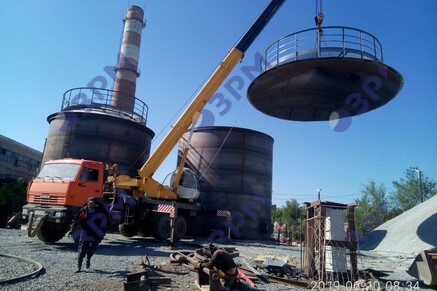 РВС-300 м3 для битума в Оренбурге - Опытный завод резервуаров и металлоконструкций