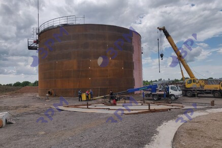 РВС-5000 м3 для битума в Оренбурге - Опытный завод резервуаров и металлоконструкций