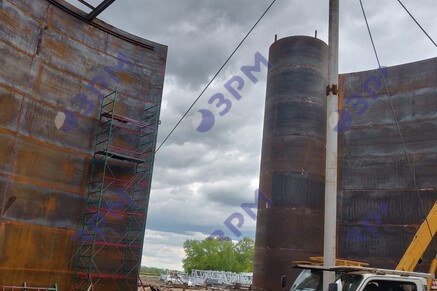 РВС-5000 м3 для битума в Оренбурге - Опытный завод резервуаров и металлоконструкций